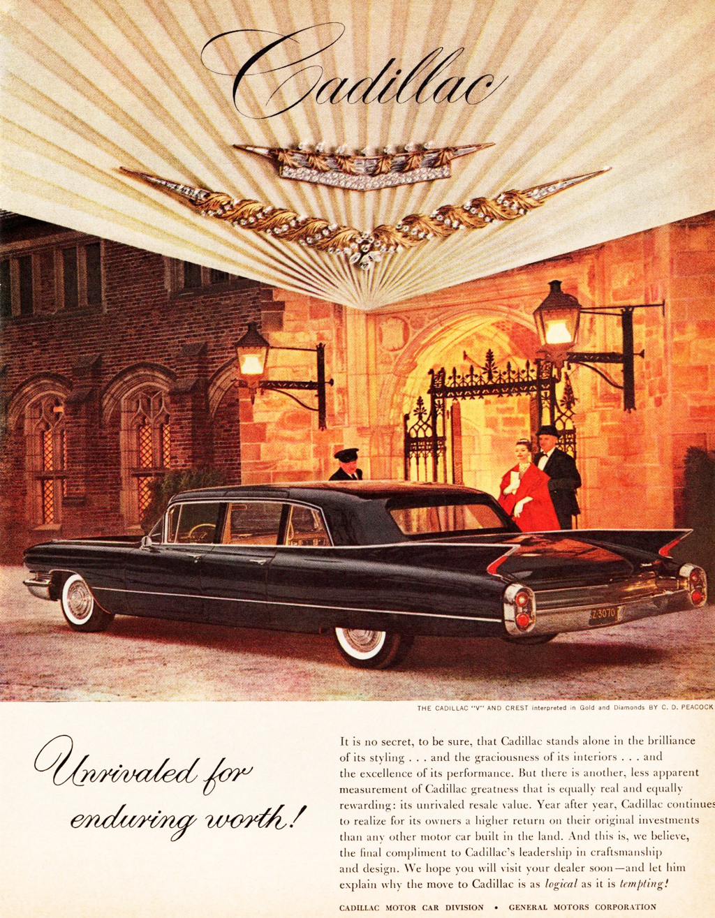 1960 Cadillac Fleetwood limousine